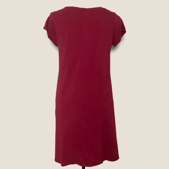 Heart & hips cranberry size large tunic or mini dress with front pocket - Picture 5 of 9